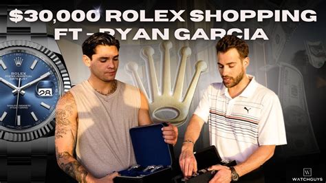 ryan garcia rolex|RYAN GARCIA $30,000 Rolex SHOPPING Spree .